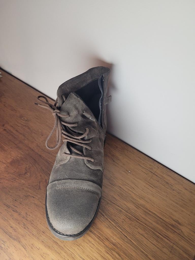 Clarks maat 41,5 bruin met rits, Bruin, Ophalen of Verzenden, Clarks, Gedragen