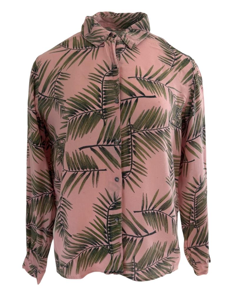 Ganni blouse XS, Ophalen of Verzenden, Zo goed als nieuw, Roze, Maat 34 (XS) of kleiner