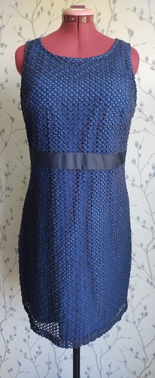 JACQUELINE RIU Prachtig, Blauw (Feest-) Jurkje maat 44, Kleding | Dames, Blauw, Maat 42/44 (L), Ophalen of Verzenden, Zo goed als nieuw