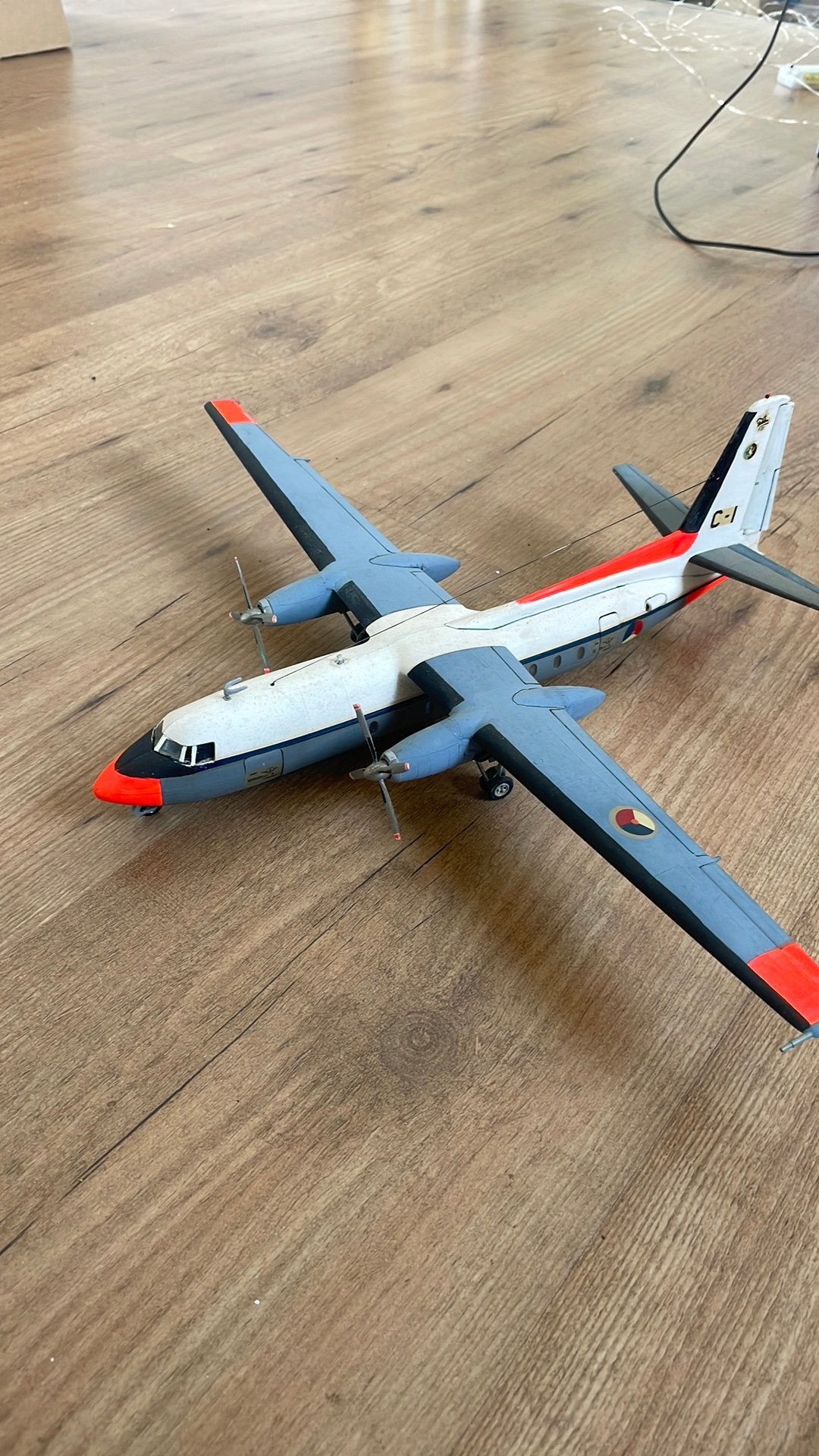 1/72 Fokker F-27 Troopship Luchtmacht Klu dutch decal nl v, Overige merken, 1:72 tot 1:144, Gebruikt, Ophalen of Verzenden
