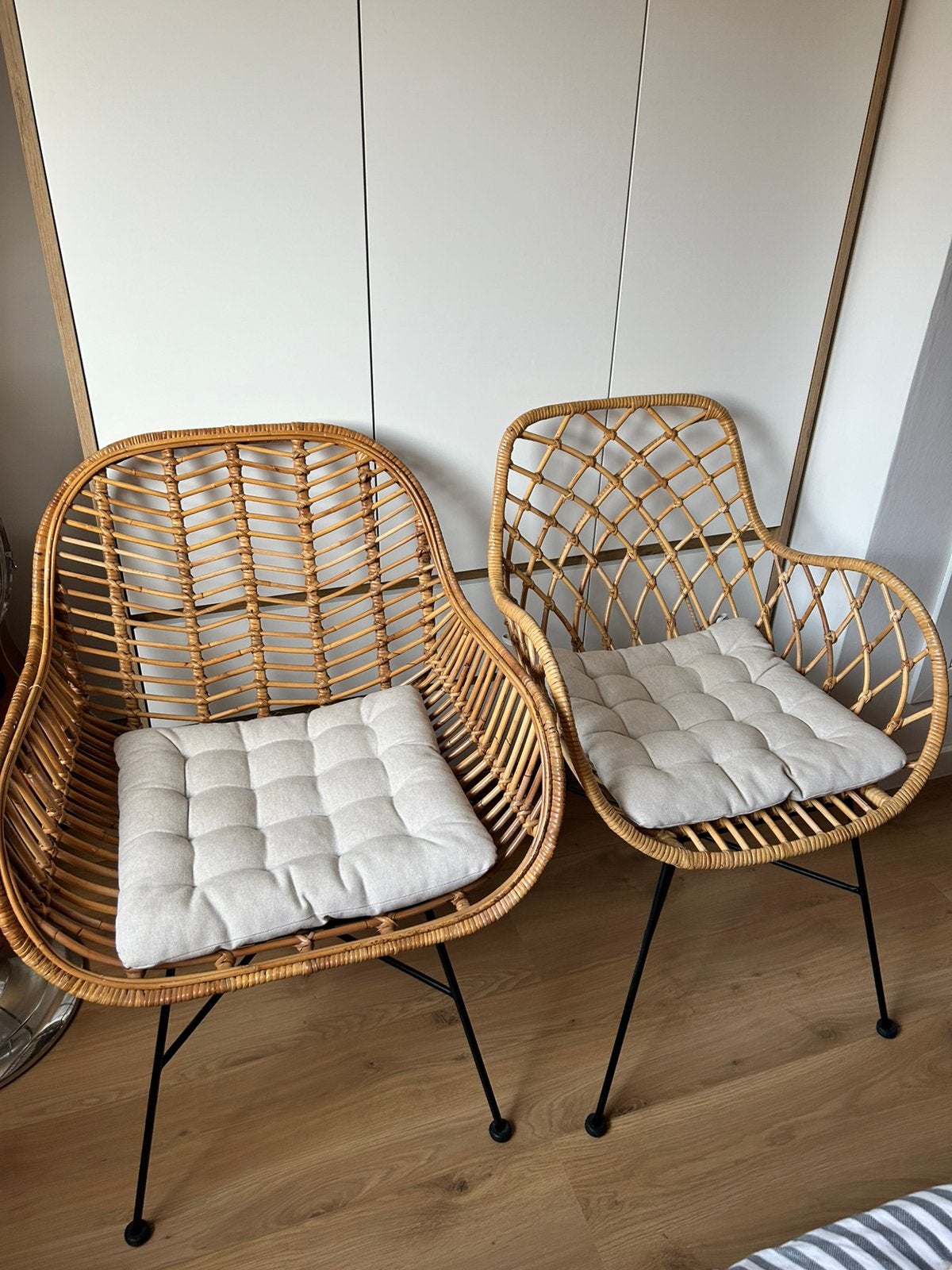 Twee prachtige rotan stoelen., Ophalen, Nieuw, Rotan