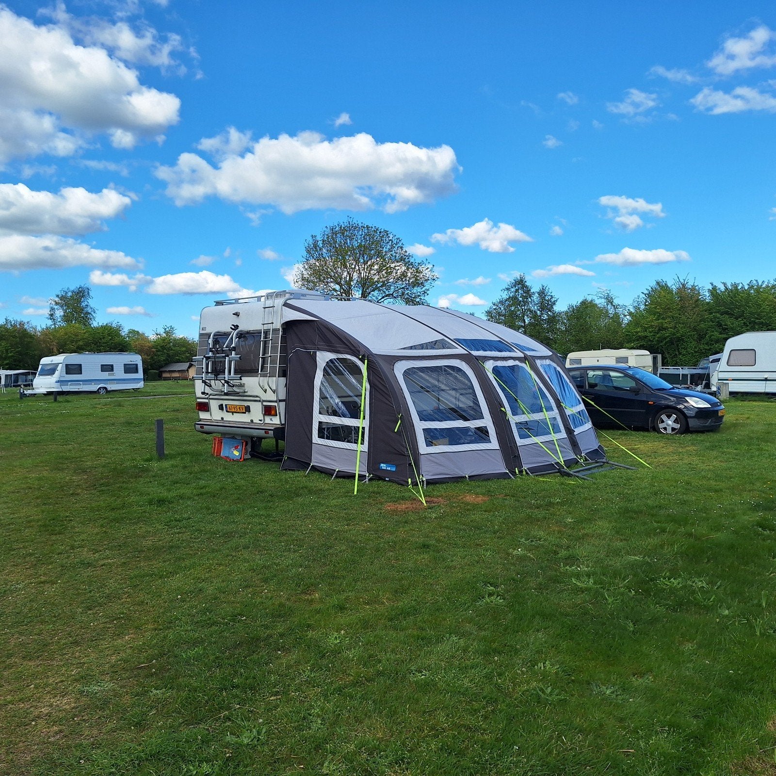 kampa ace air pro 500 voor onderdelen, Ophalen