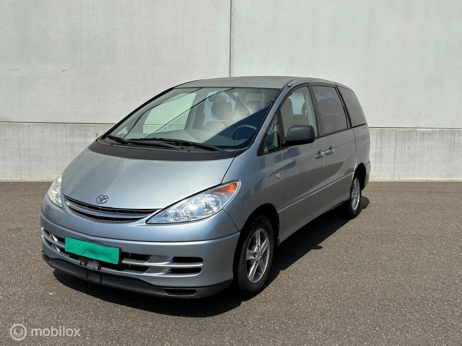 Toyota Previa 2.4-16V VVT-i Linea Terra AIRCO 8 ZITPLAATSEN, Auto's, Gebruikt, 8 stoelen, Origineel Nederlands, Bedrijf