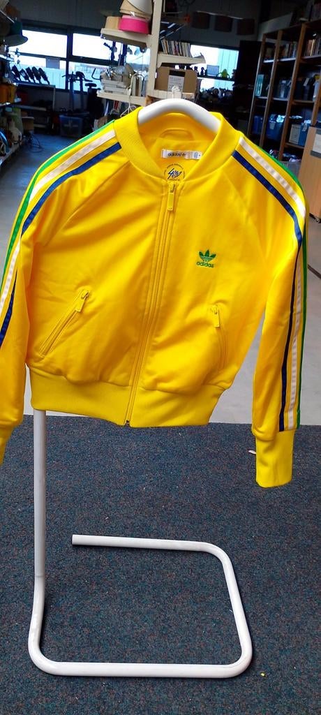 Adidas sportjack geel - 40 jaar Trefoil editie, Adidas, Geel, Overige typen, Onbekend