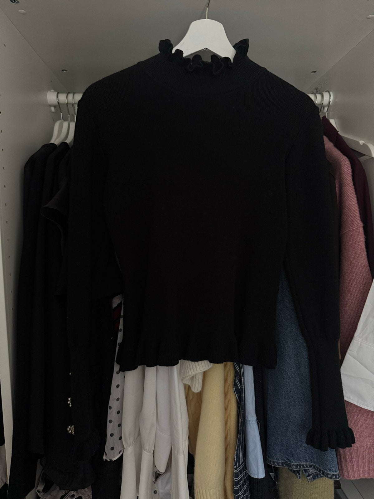 Viral Zara dupe truitje met steentjes en franjes, Kleding | Dames, Ophalen of Verzenden, Zo goed als nieuw, Maat 38/40 (M), Zwart