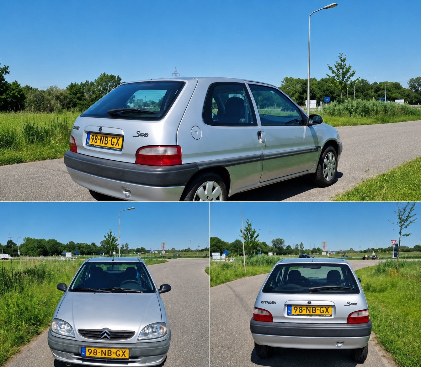 Citroën Saxo 1.1 I 2003 Grijs, Auto's, Citroën, Voorwielaandrijving, 600 kg, 4 cilinders, Saxo