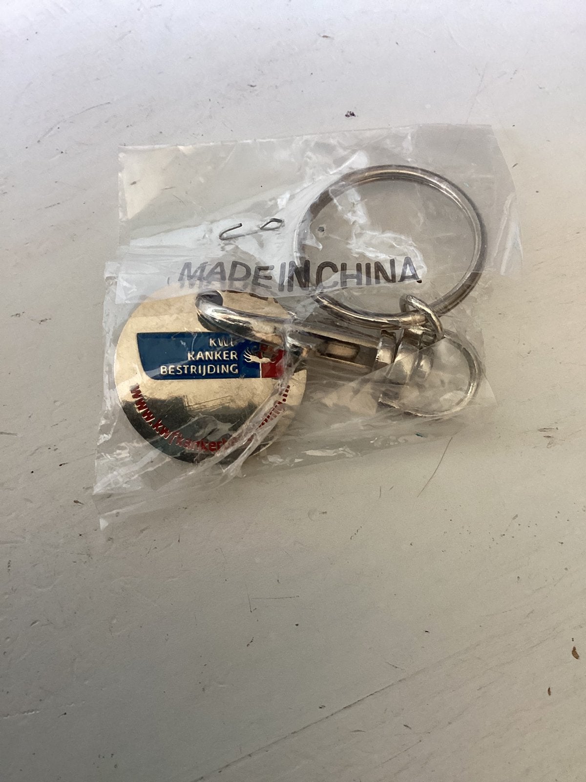 Winkelwagenmuntje KWF, Verzenden