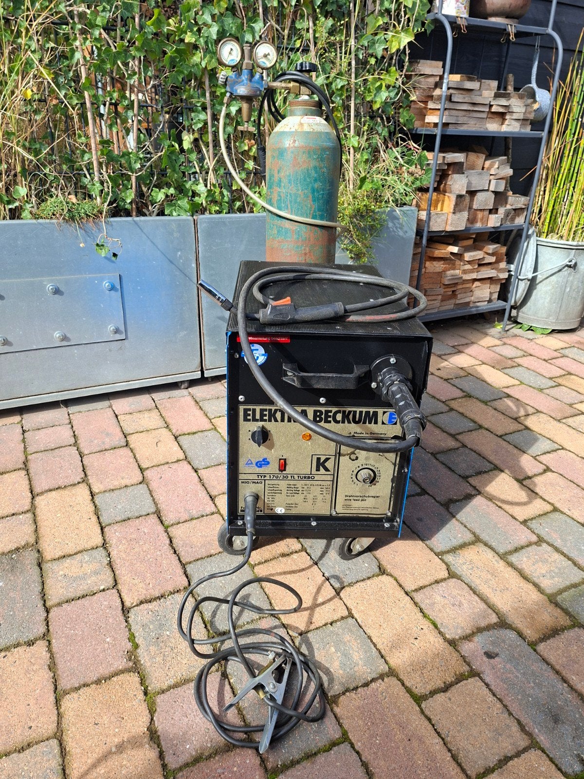 Lasmachine Co2 mig mag., Ophalen