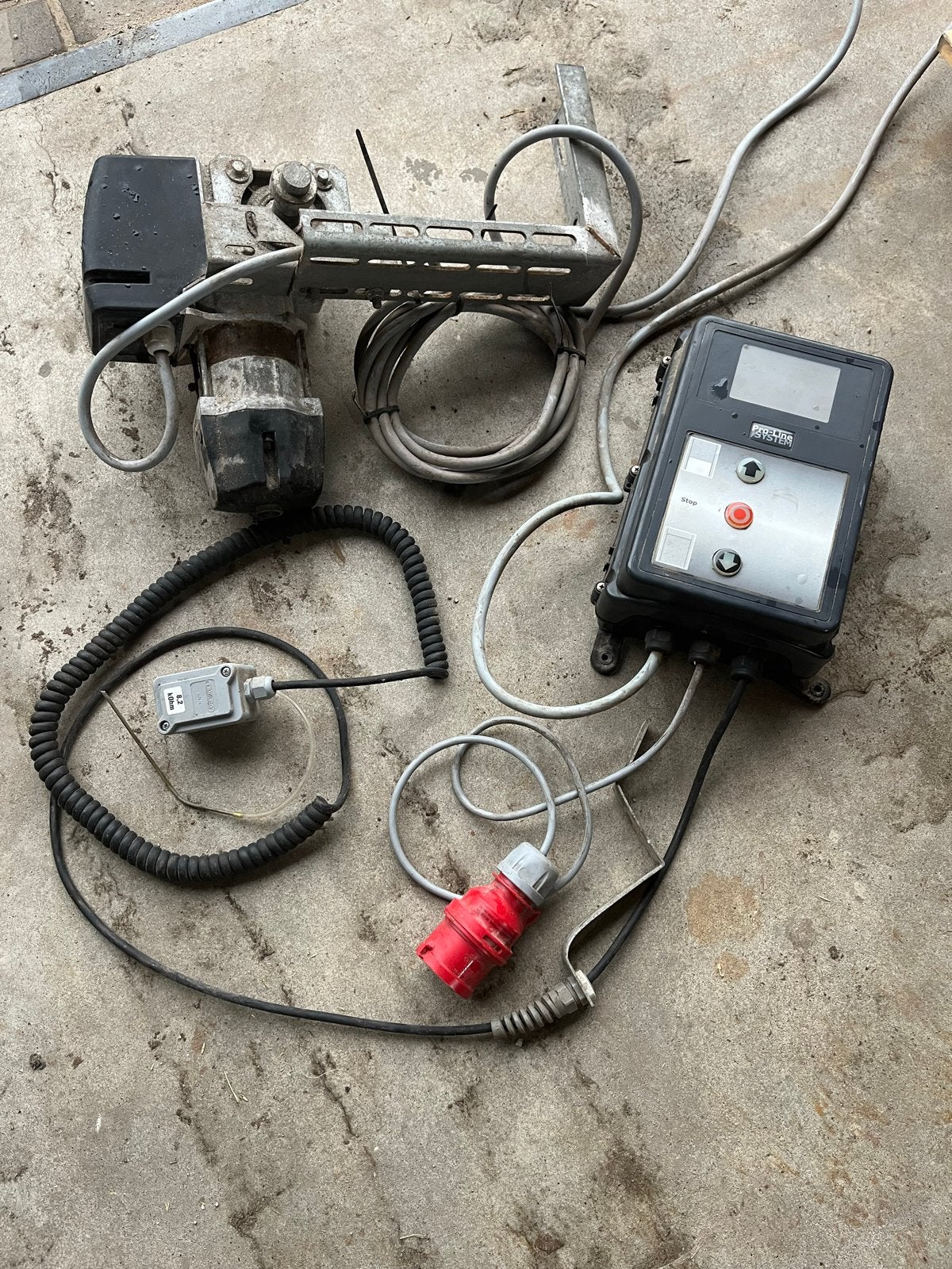 Complete set voor elektrische roldeur/industriedeur, Ophalen, Gebruikt