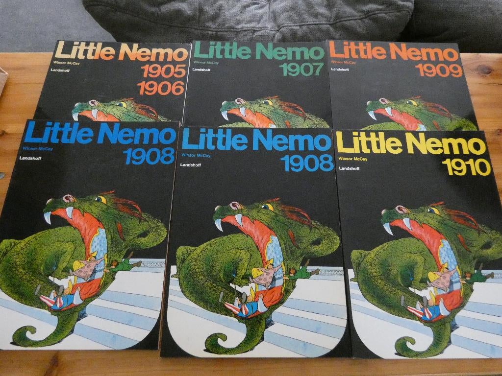 Little Nemo Winsor McCay – 6 luxe uitgaven, 1 dubbel, Meerdere stripboeken, Ophalen of Verzenden, Gelezen, McCay