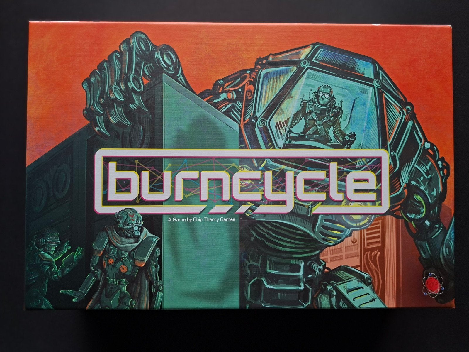 Burncycle bordspel, inclusief Robophobia, Een of twee spelers, Ophalen of Verzenden, Zo goed als nieuw