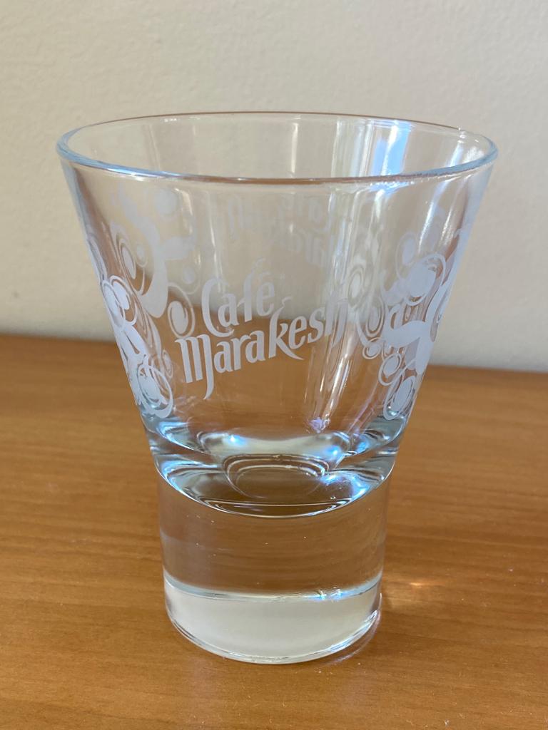 glas Café Marakesh, Ophalen of Verzenden, Zo goed als nieuw, Overige typen