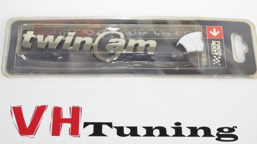 racesport LOG1460 3D sticker chroom Twincam / tweeling, Auto diversen, Ophalen of Verzenden
