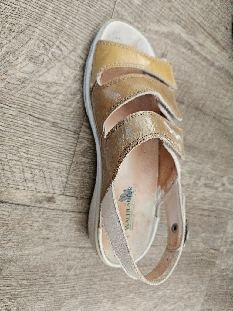 waldlaufer maat 3.5 Wijdte H Open schoen, Schoenen met lage hakken, Waldlaufer, Beige, Ophalen of Verzenden