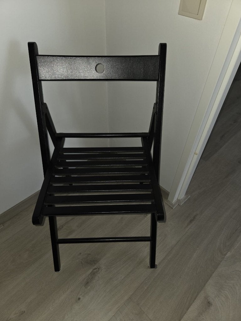 Ikea klapstoelen, Huis en Inrichting, Stoelen, Ophalen, Twee, Zwart, Zo goed als nieuw