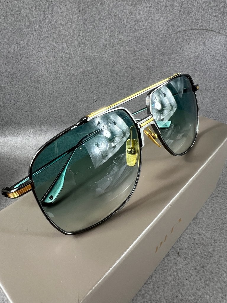Zonnebril Dita ALKAMX DTS100 In hoes met doos | 377005, Overige merken, Gebruikt, Zonnebril, Zwart
