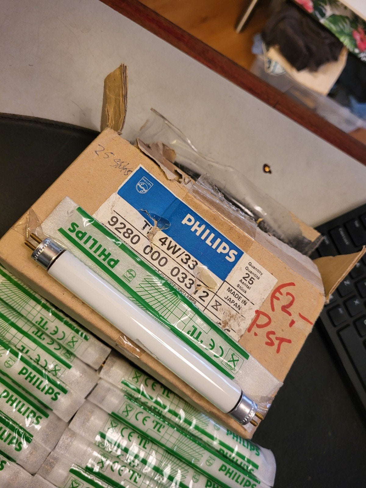 Philips TL 4W/33 TL-buizen -25 stuks Nieuw in verpakking, Philips, Onbekend, Nieuw, Overige fittingen