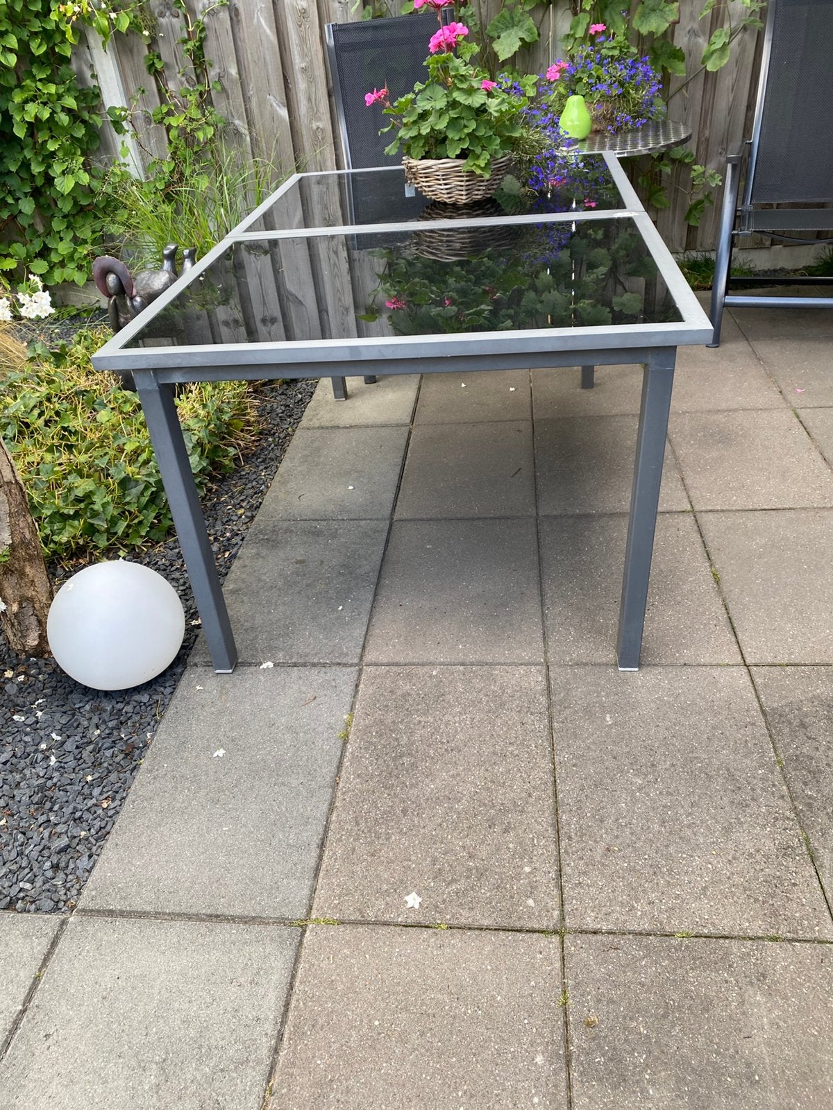 tuintafel, Tuin en Terras, Tuintafels, Ophalen, Zo goed als nieuw, Rechthoekig