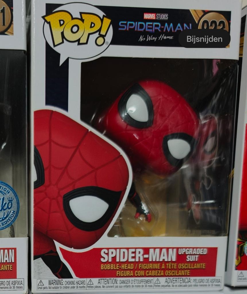 Funko Pop! Spider-Man Upgraded Suit No Way Home, Ophalen of Verzenden, Nieuw