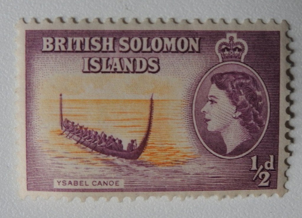 Postzegel Britse Salomonseilanden 1959, Postzegels en Munten, Verzenden, Postfris