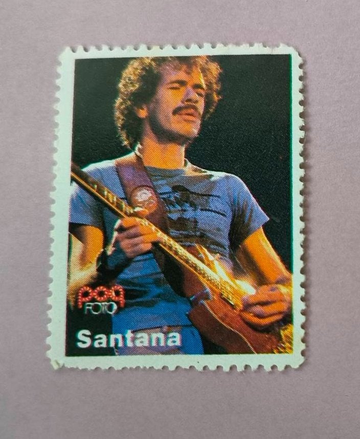 Popfoto zegel Santana, Ophalen of Verzenden, Nieuw, Foto of Kaart
