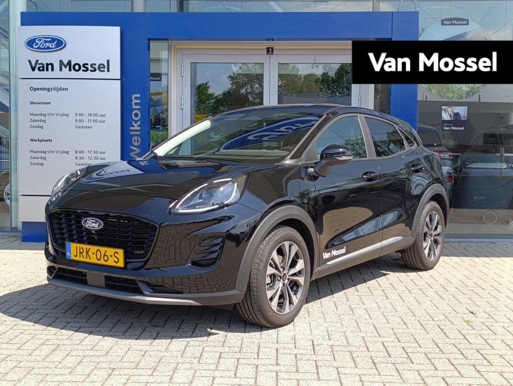 Ford Puma 1.0 EcoBoost Hybrid Titanium | Camera | Navigatie, 12 maanden, Euro 6, Zwart, Origineel Nederlands