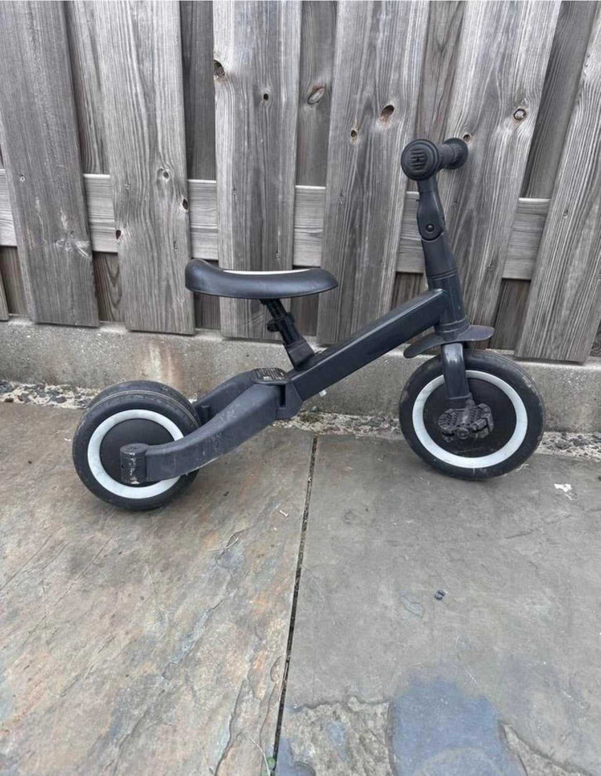Topmark 3-in-1 Loopfiets / Driewieler - Zwart, Ophalen, Gebruikt, Loopfiets