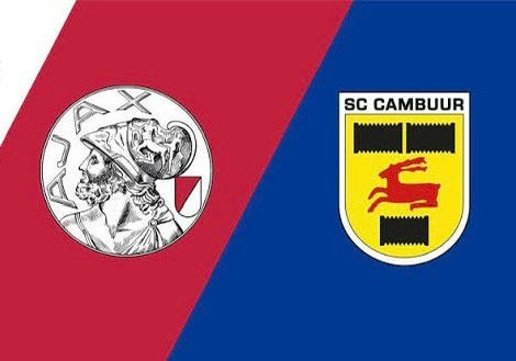 Ajax - Cambuur 2 Tickets naast elkaar vak 124, Twee personen