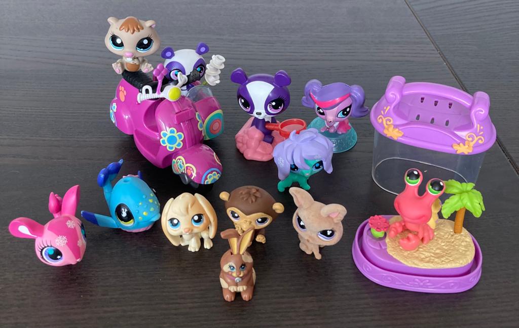 Leuk setje Littlest Pet Shop met 12 figuren, Ophalen of Verzenden, Gebruikt