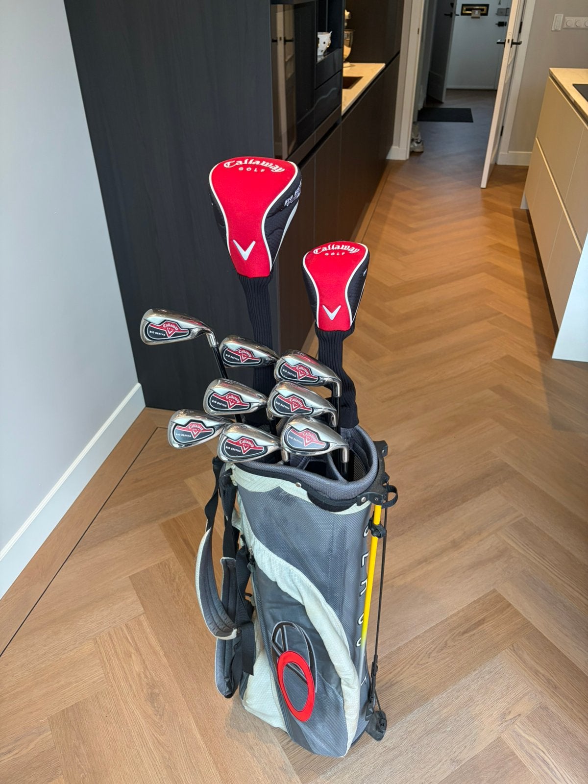 Callaway heren golfset ijzers, driver, houten en tas, Sport en Fitness, Golf, Ophalen of Verzenden, Zo goed als nieuw, Set, Callaway