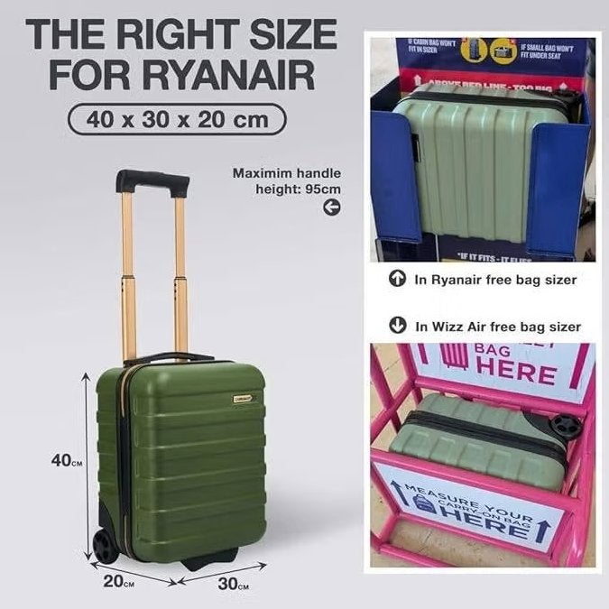 Cabin Luggage Suitcase NIEW in doos, Ophalen, Nieuw, Hard kunststof, Minder dan 50 cm