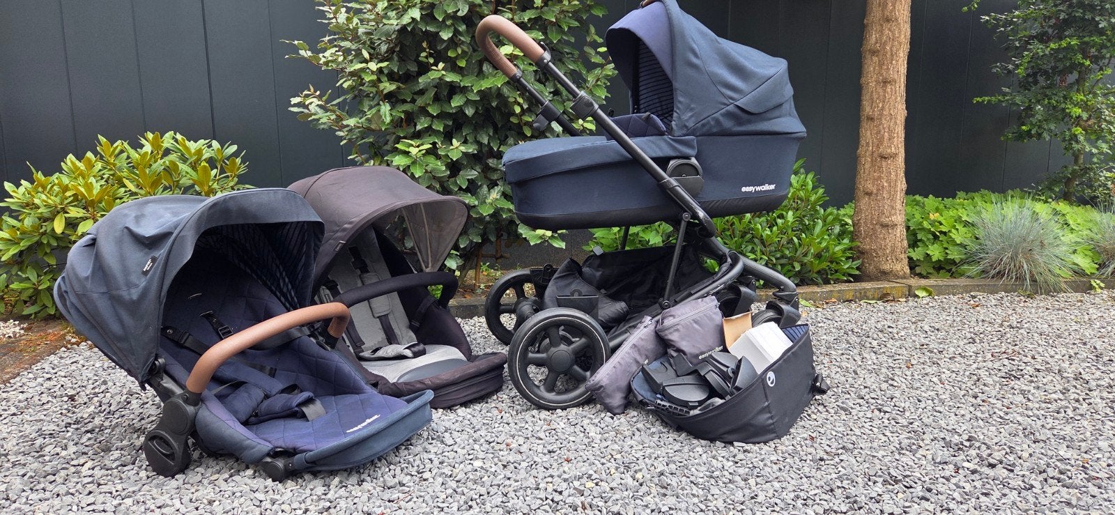 Easywalker Harvey 2 –Blauw | Complete set | Ook als duowagen, Ophalen, Gebruikt, Overige merken, Duowagen