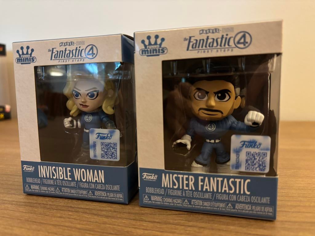 funko minis fantastic4 marvel studios 2 stuks, Ophalen of Verzenden, Nieuw
