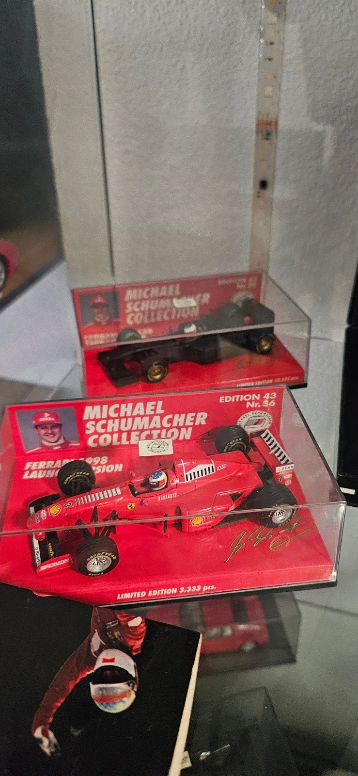 Minichamps Michael Schumacher modellen - per stuk of set, Ophalen, Zo goed als nieuw, Auto, MiniChamps
