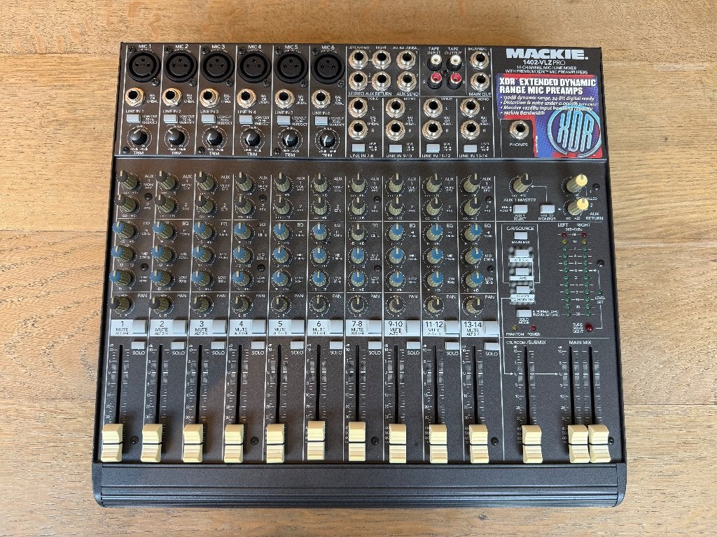 Mackie 1402-VLZ PRO mixer + converter | bijna niet gebruikt, Muziek en Instrumenten, Mengpanelen, Ophalen, Zo goed als nieuw, 5 tot 10 kanalen