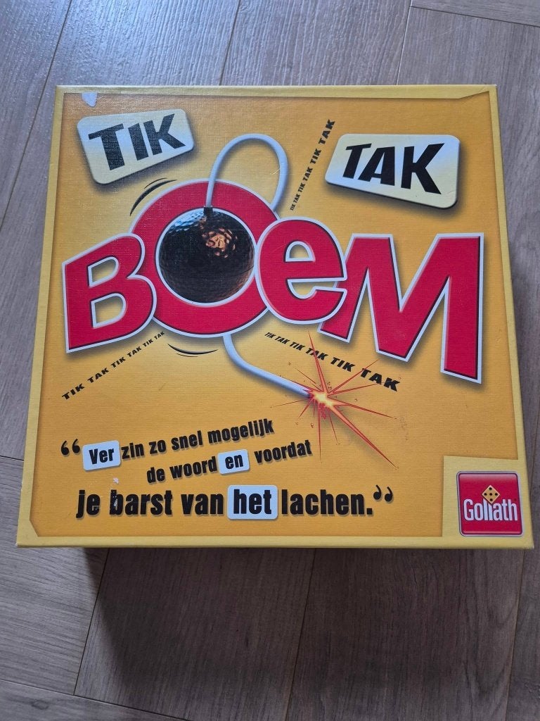 Tik Tak Boem - Kaartspel - Bordspel, Ophalen of Verzenden, Gebruikt
