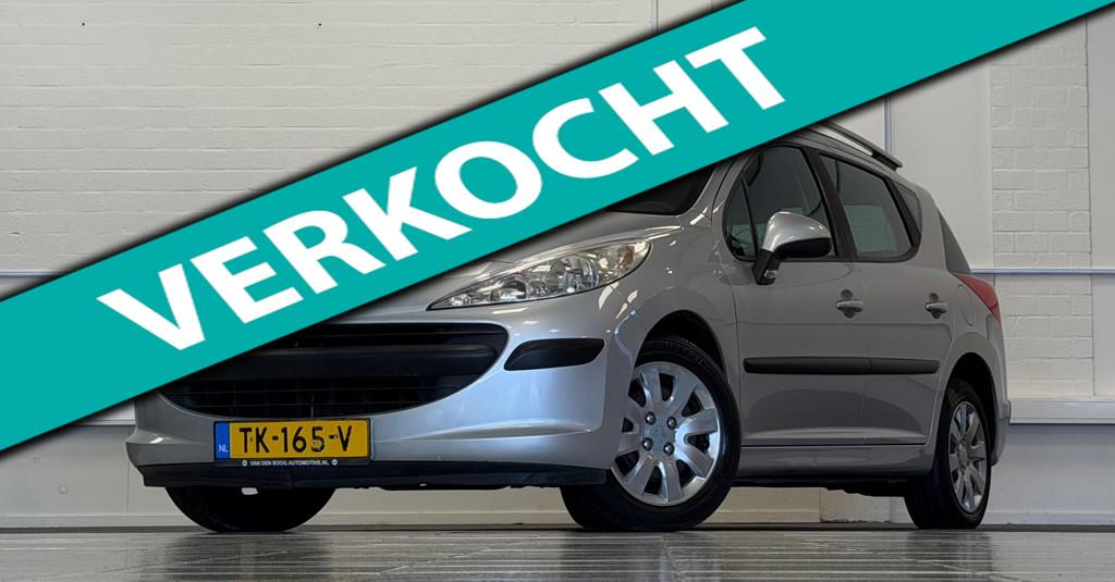 Peugeot 207 SW 1.4 VTi Sublime Nieuwe-Remmen,Banden en Uitla, Auto's, Stof, Gebruikt, Zwart, Handgeschakeld
