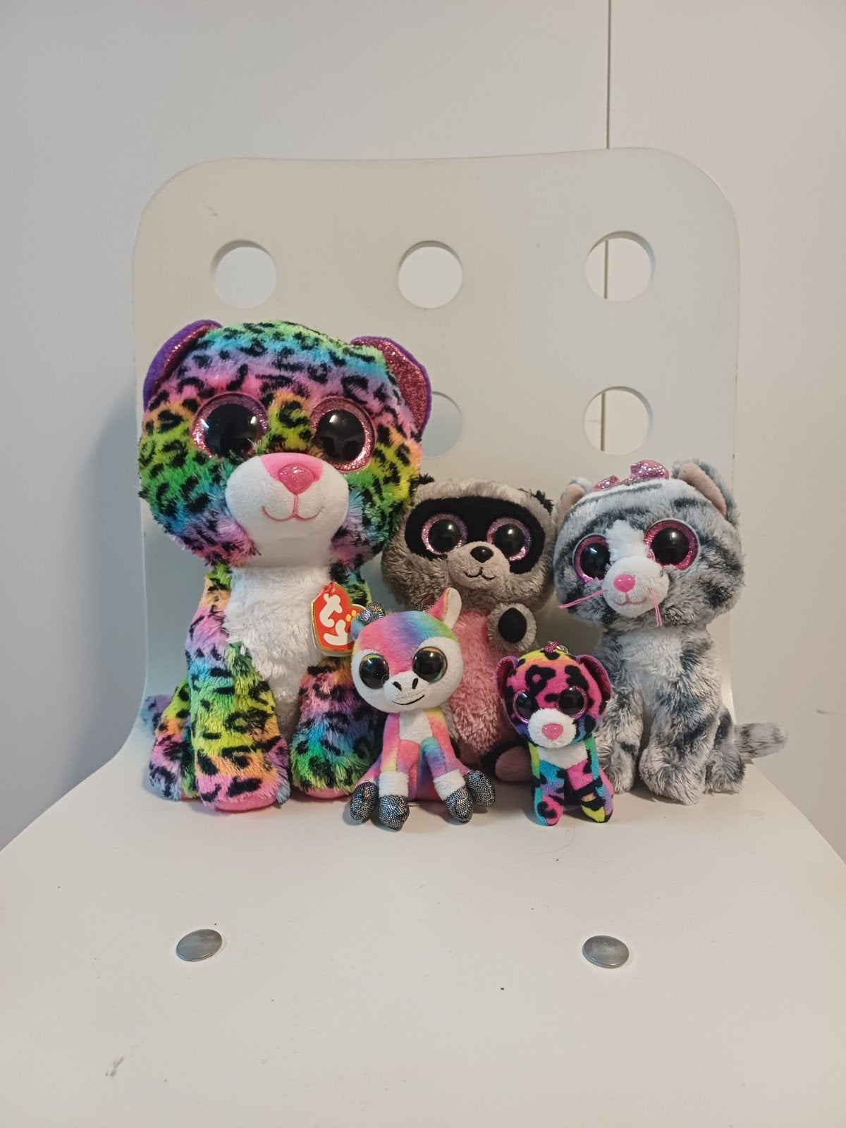 Ty Beanie Boos Knuffels - Diverse Dieren, Overige karakters, Ophalen of Verzenden, Kat, Meerkleurig