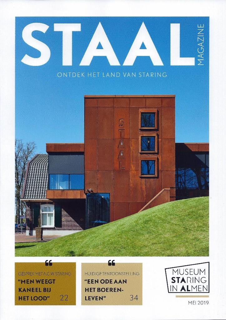 A.C.W. Staring in STAAL Magazine - mei 2019., Ophalen of Verzenden, Nieuw