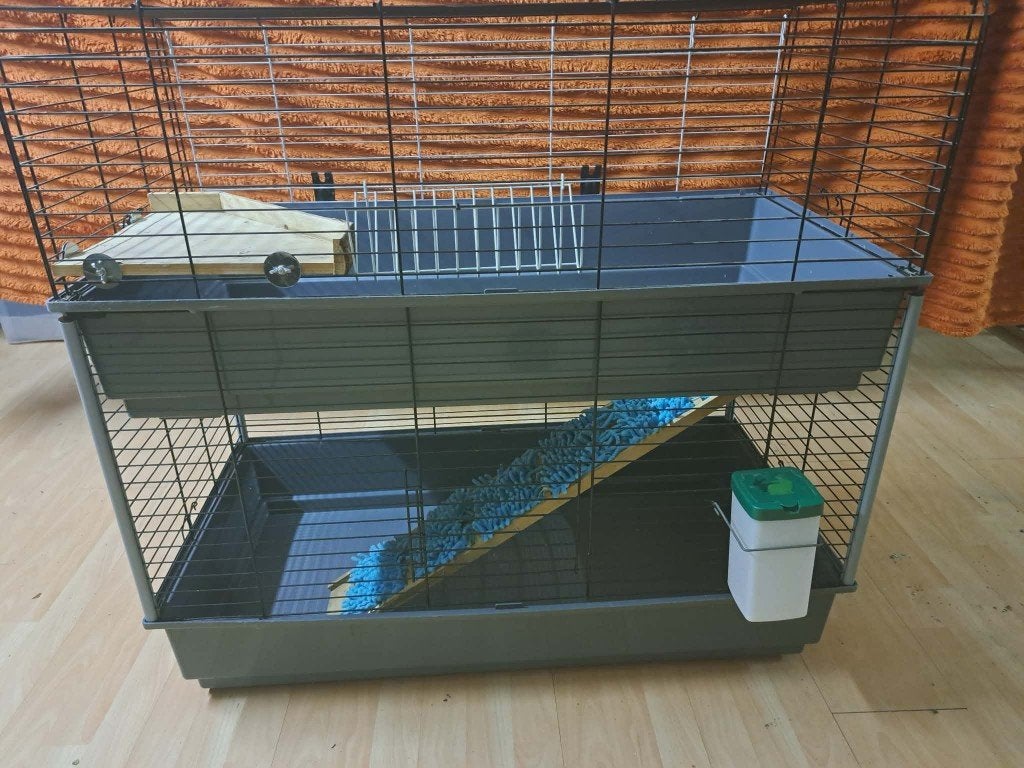 caviakooi, Dieren en Toebehoren, Knaagdieren en Konijnen | Hokken en Kooien, Ophalen, Kooi, Gebruikt, 90 cm of meer
