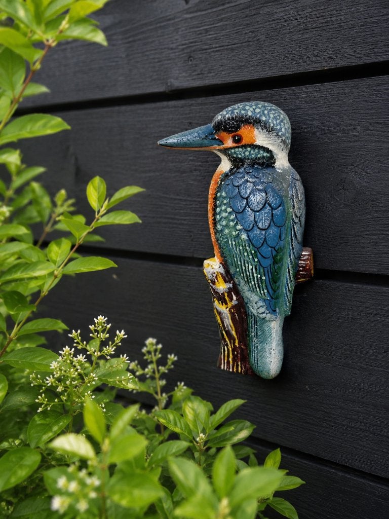 IJSVOGEL / GIETIJZER / WANDDECORATIE, Tuin en Terras, Huis en tuin decoratie Marie, Nieuw, Info@huisentuindecoratiemarie.nl, Peize