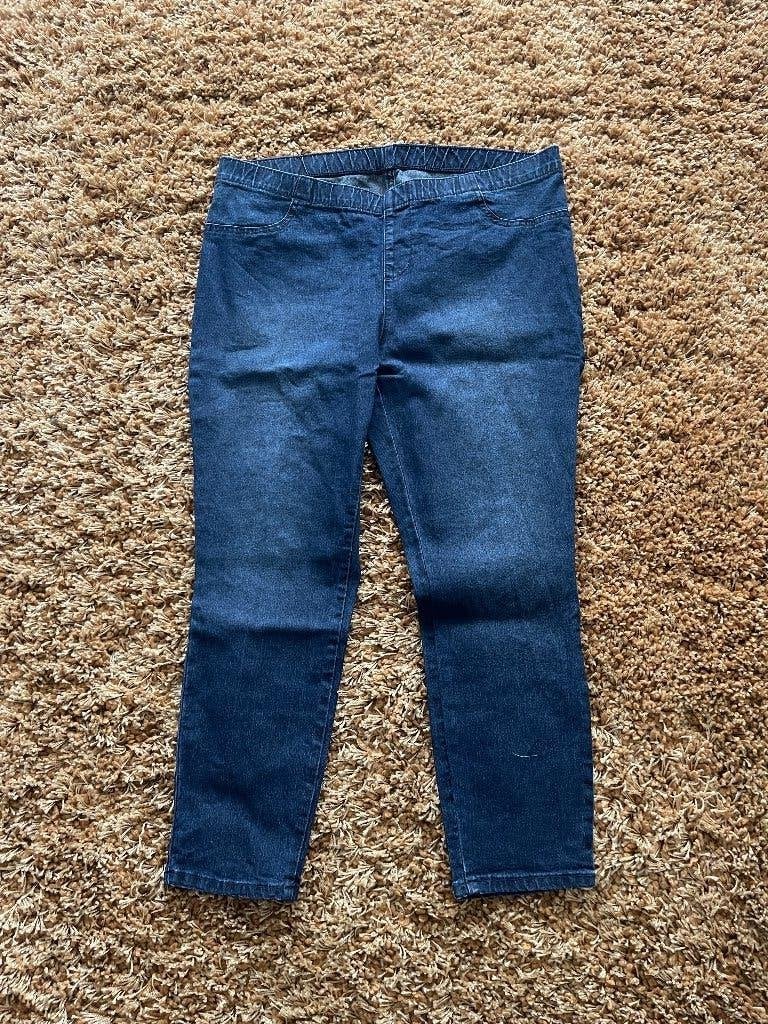 ZGAN Spijkerbroek, stretch, blauw, maat 40/42, Legging, Blauw, Maat 40/42 (M), Ophalen of Verzenden