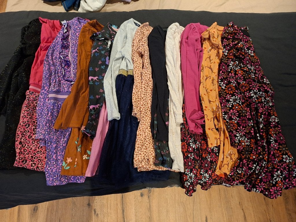 Kledingpakket meisje maat 128/134, Ophalen, Gebruikt, Meisje