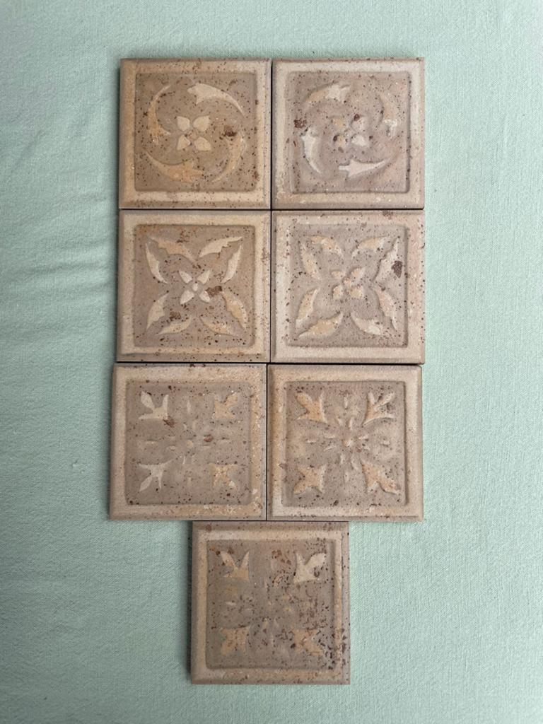 Keramische Sier Tegeltjes 8x8 nieuw, Ophalen, Minder dan 20 cm, Zo goed als nieuw, Minder dan 5 m²