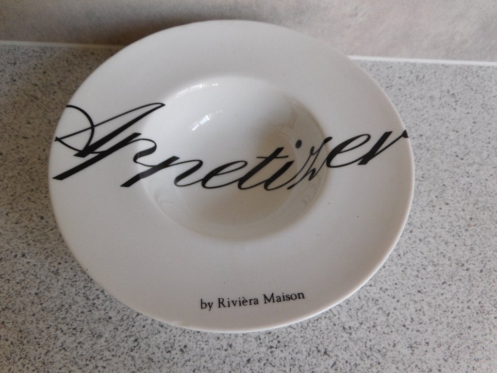 Rivièra Maison Kom Appetizer - 14,5x3,5 cm, Overige merken, Keramiek, Ophalen of Verzenden, Zo goed als nieuw