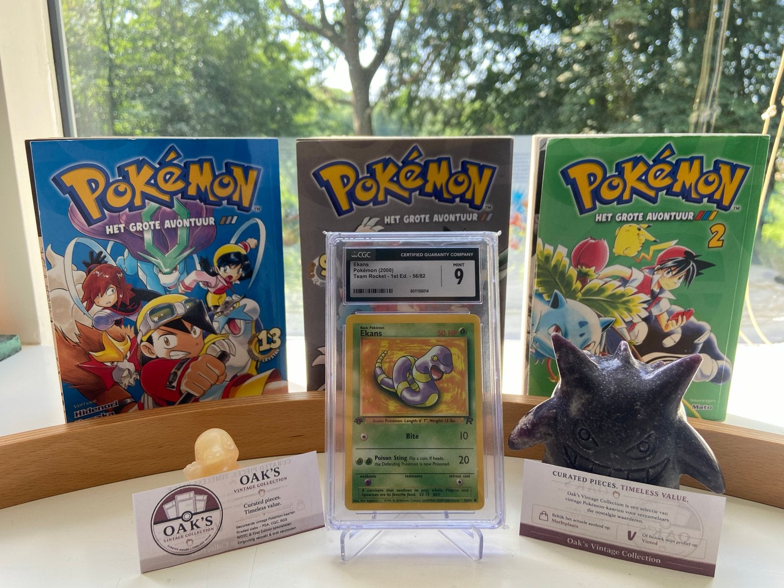 Ekans CGC 9 1st edition, Ophalen of Verzenden, Zo goed als nieuw, Losse kaart
