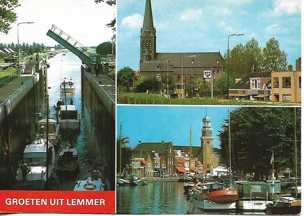 Lemmer- -3-luik., Verzenden, 1980 tot heden, Ongelopen, Friesland