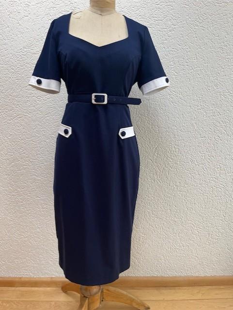 NIEUW Glamour Bunny retro jurk maat L/40 Doris Dress pencil, Maat 38/40 (M), Glamour Bunny, Nieuw, Knielengte