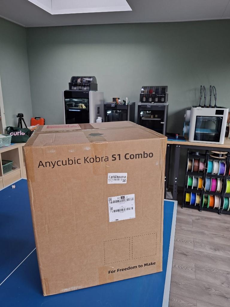Anycubic Kobra S1 Combo (nieuw in de doos), Computers en Software, 3D Printers, Nieuw, Filament, Ingebouwde Wi-Fi, Ophalen