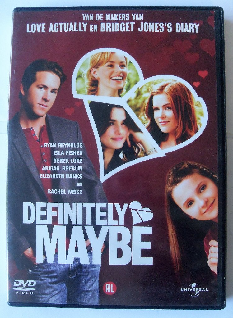 Definitely Maybe (orginele dvd) Abigail Breslin, Gebruikt, Alle leeftijden, Romantische komedie, Nederlands